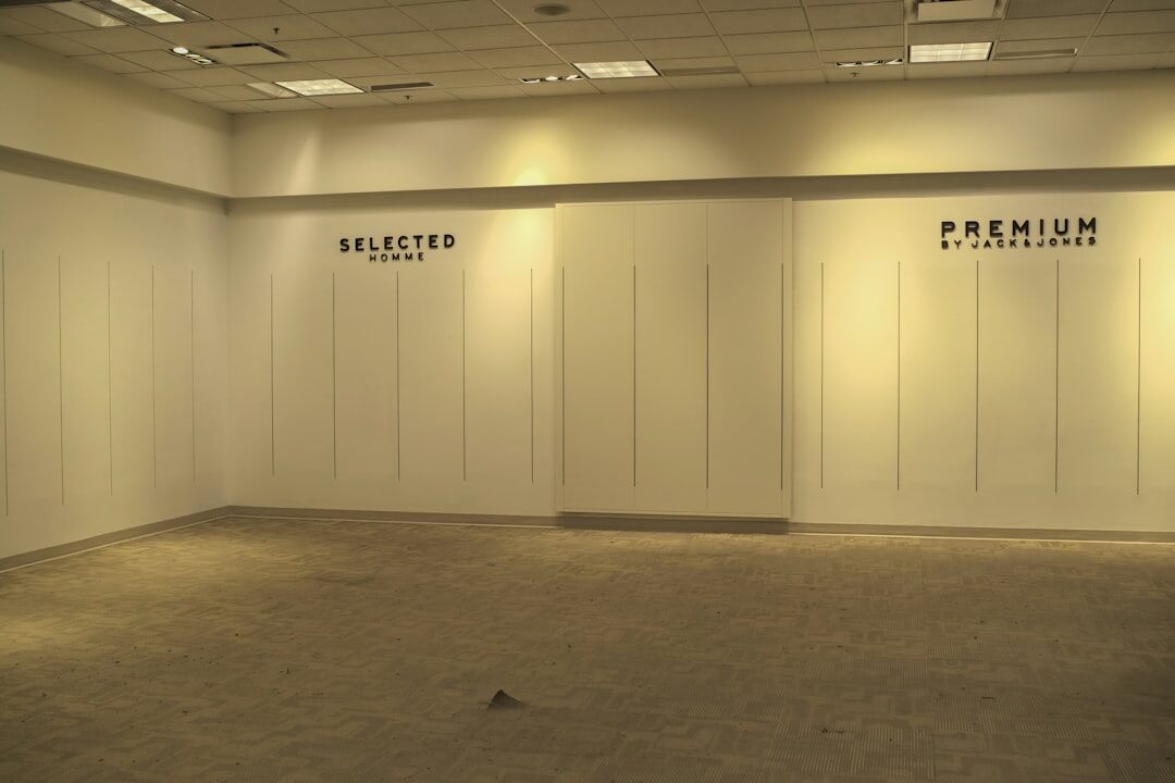 empty retail space interior