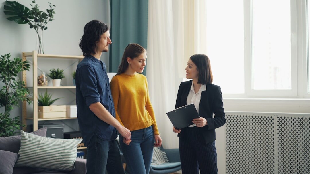 real estate agent showing space